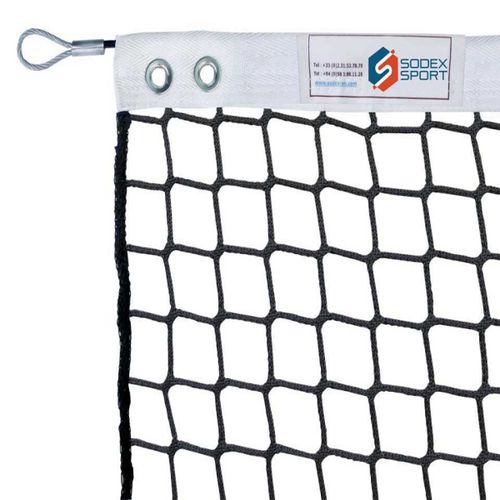 Rete da tennis in polipropilene - S25863KL - SODEX SPORT - nera / 3 mm / agonistico