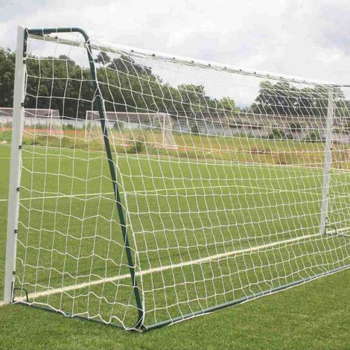 Porta da calcio in HDPE - S12762 - SODEX SPORT - verde / trapezoidale / a maglia quadrata