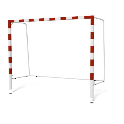 Porta da pallamano agonistico - S16216 - SODEX SPORT - in acciaio galvanizzato / con fissaggio a tasselllo / bianca e rossa