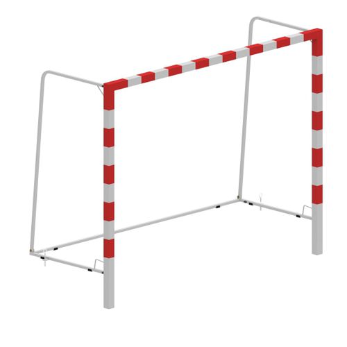 Porta da pallamano agonistico - S16217 - SODEX SPORT - in alluminio / con fissaggio a tasselllo / bianca
