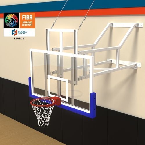 Cestello da basket da interno - S14191 - SODEX SPORT - 5x5 / a muro / pieghevole