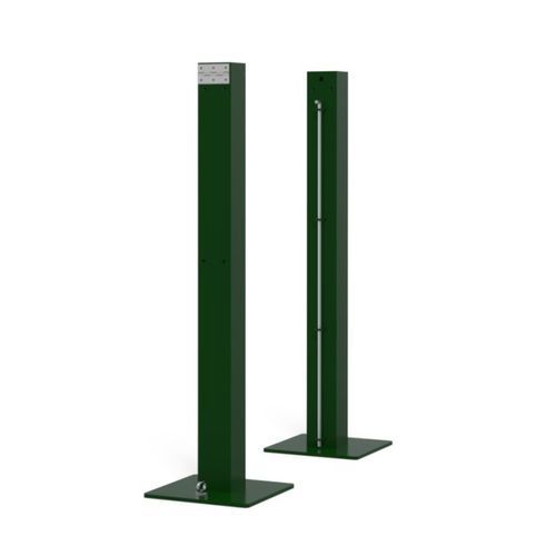 Palo per pickleball fisso - S26222V - SODEX SPORT - in acciaio galvanizzato / verde / termolaccato