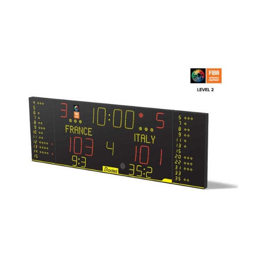 Tabellone segnapunti da interno - SCOREBOARD 8T125 ALPHA-F6 - SODEX SPORT - per stadio