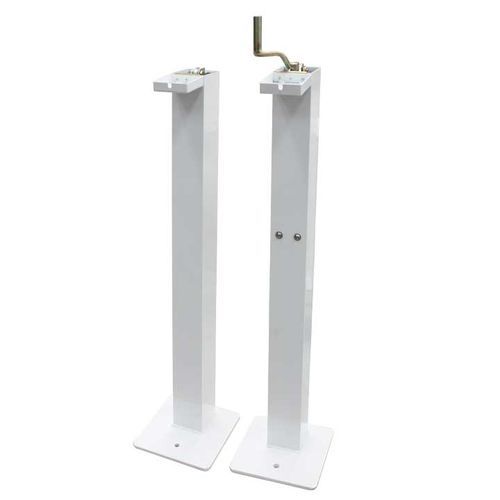 Palo da padel fisso - S26222 - SODEX SPORT - in acciaio galvanizzato / bianco / termolaccato