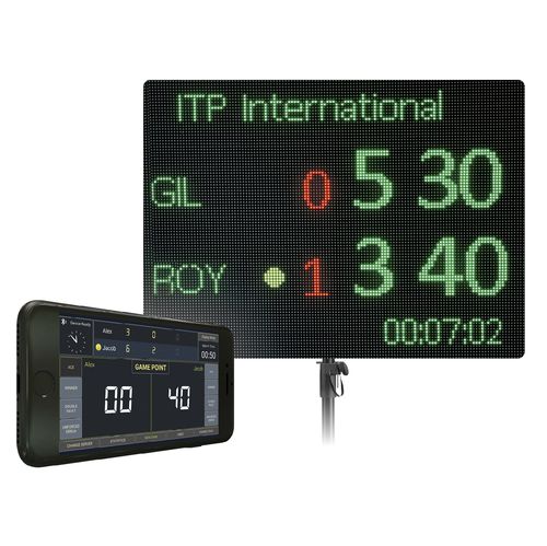 Tabellone segnapunti per parco giochi - SCOREBOARD SCORLI P5 - SODEX SPORT - da interno / polivalente / portatile