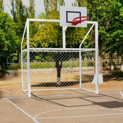 Porta multisport in acciaio galvanizzato - S18155PZW - SODEX SPORT - con fissaggio a tasselllo / bianco / plastificato