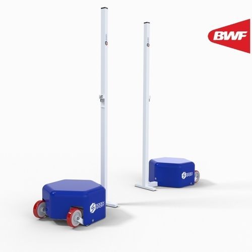Palo per badminton mobile - S27229 - SODEX SPORT - in acciaio / in plastica / bianco