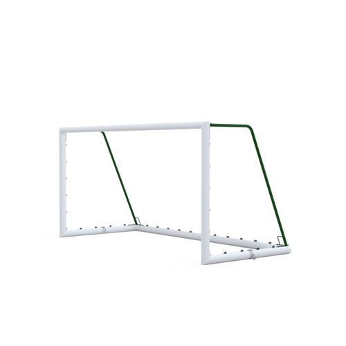 Porta da calcio in alluminio - S12240 - SODEX SPORT - trasportabile / bianca / plastificata