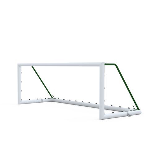 Porta da calcio in alluminio - S12234 - SODEX SPORT - trasportabile / bianca / plastificata