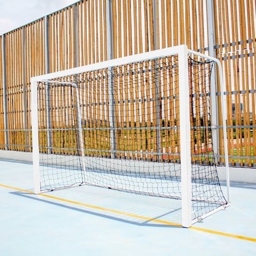 Porta da calcio in acciaio galvanizzato - S16211W - SODEX SPORT - mobile / bianca / termolaccati