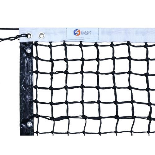 Rete da tennis in HDPE - S25876 - SODEX SPORT - nera / 3 mm / agonistico