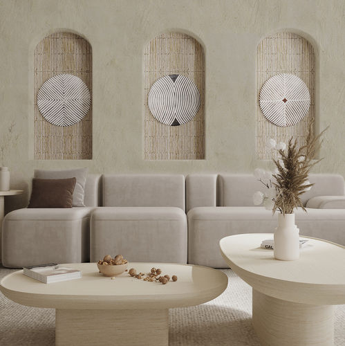 Intonaco decorativo - CRAFTCLAY - 1.0 WITH HERBS - CAMELEO Deco Coatings - deumidificante / per interni / contract