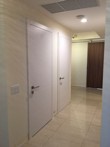 Porta da interno - FUSION LINE - Dayoris doors - impiallacciata in legno / battente / senza vetri