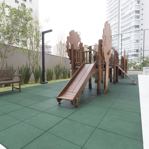 Pavimentazione in gomma - IMPACT SOFT - SUPER SLIM 11mm - RECYCLED RUBBER - AUBICON - RUBBER FLOORING AND INSULATION MATS - per esterni / per parco giochi / per spazi pubblici