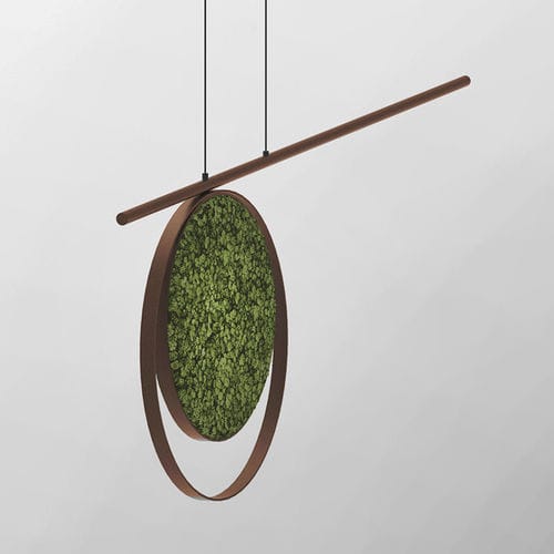 Baffle acustico sospeso - TAIL - Greenmood - in muschio stabilizzato / di piante stabilizzate / decorativo