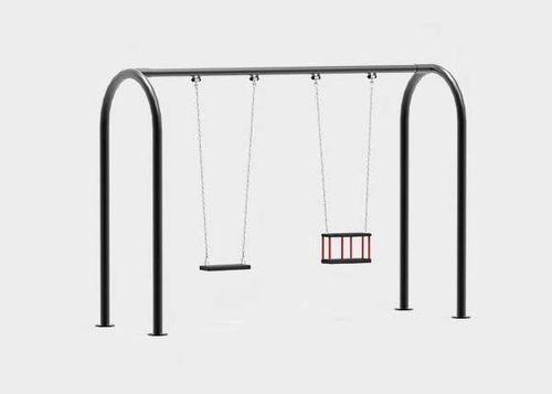 Altalena in metallo - COLUMPIOS : FLIP MIXTO  - Novatilu - per parco giochi / doppia