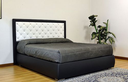 Letto matrimoniale - CAROLINA - VAMA Divani - singolo / contemporaneo / imbottito