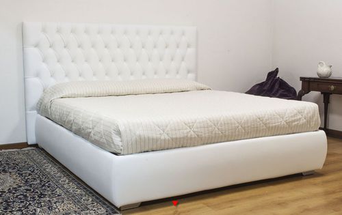 Letto matrimoniale - ASWAN - VAMA Divani - singolo / chesterfield / imbottito