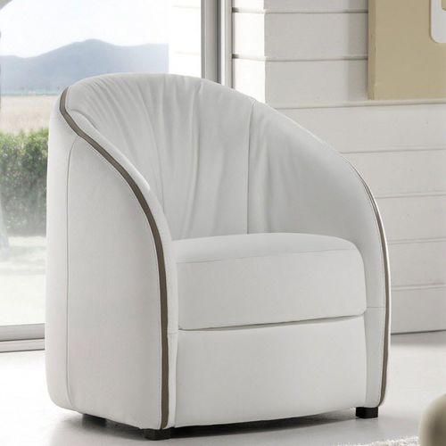 Poltrona contemporanea - FREE - VAMA Divani - in pelle / in tessuto / su misura