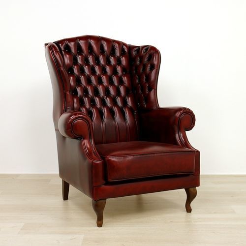 Poltrona chesterfield - SHERLOCK - VAMA Divani - in pelle / a orecchioni / con schienale alto