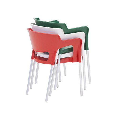 Sedia da ristorante contemporanea - Ezpeleta - da interno / in polipropilene / impilabile