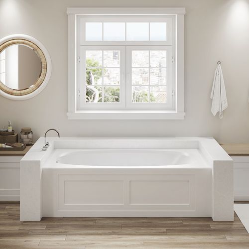 Vasca da bagno per ambiente abitativo - AMIGA® - JACUZZI - in acrilico / contemporanea / profonda
