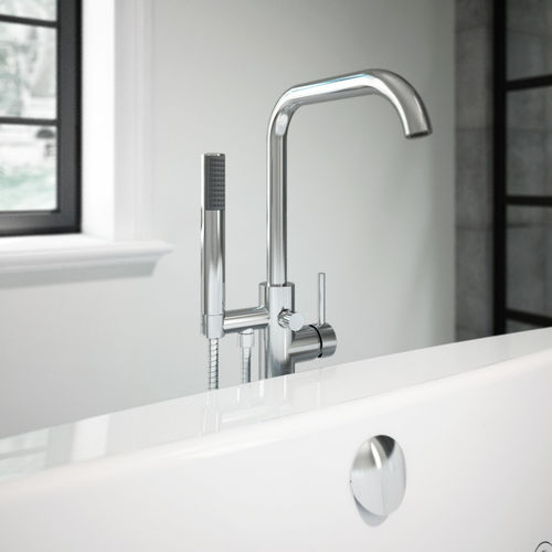 Miscelatore da vasca - CONTENTO™ - JACUZZI - a pavimento / in ottone / da bagno