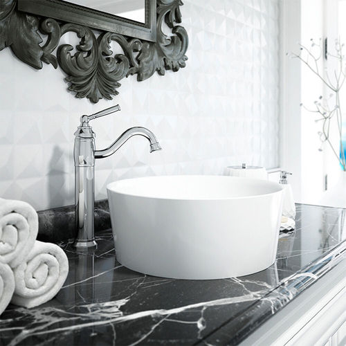 Lavabo da appoggio - LEONORA®  - JACUZZI - in Solid Surface / lucido / rotondo