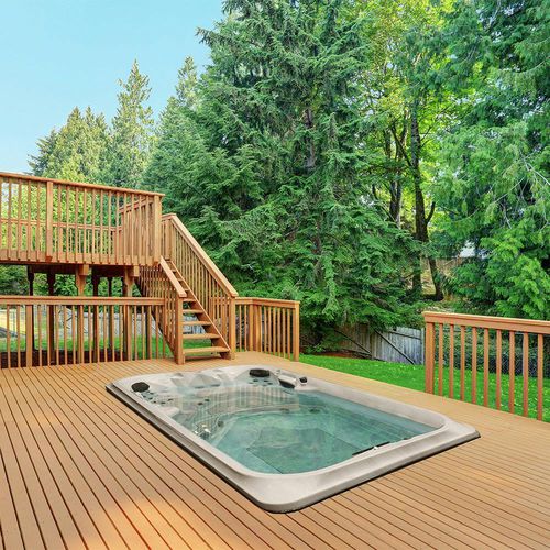 Spa da incasso per nuoto controcorrente - J-16 POWERACTIVE™ - JACUZZI - rettangolare / 4 posti / in acrilico