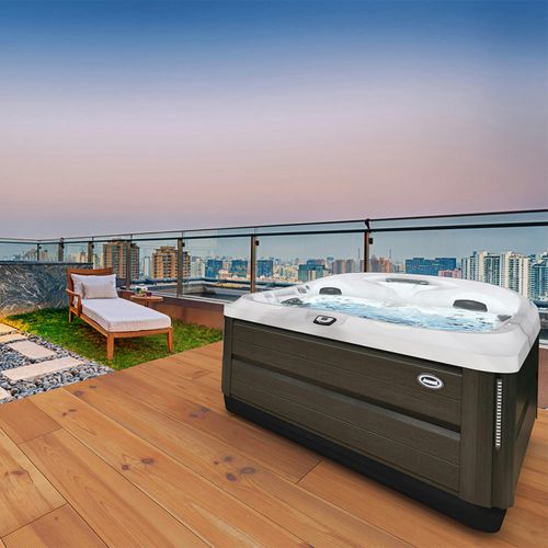 Spa fuoriterra - J-475™ - JACUZZI - rettangolare / 7 posti / in acrilico