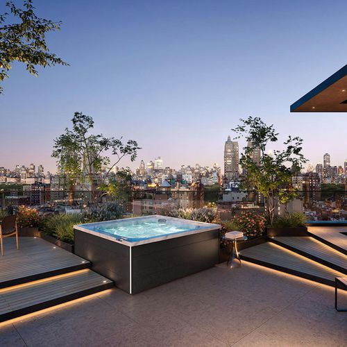 Spa fuoriterra - J-LXL® - JACUZZI - da incasso / rettangolare / 5 posti