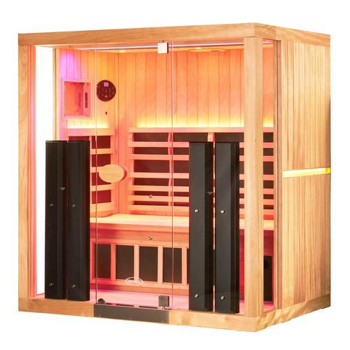 Sauna infrarosso lontano - JS-3I - JACUZZI - per uso residenziale / in legno massiccio / in metallo