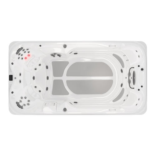 Spa da incasso per nuoto controcorrente - J-14 POWERACTIVE™ - JACUZZI - rettangolare / 1 posto / in acrilico