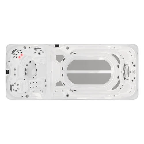 Spa da incasso per nuoto controcorrente - J-19DT POWERPRO™ - JACUZZI - rettangolare / 1 posto / in acrilico