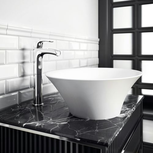 Lavabo da appoggio - ROSALIA® - JACUZZI - in Solid Surface / finitura opaca / singolo