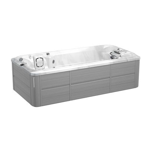Spa per nuoto controcorrente fuoriterra - J-16 POWERPRO&reg; - JACUZZI - rettangolare / 4 posti / in acciaio galvanizzato