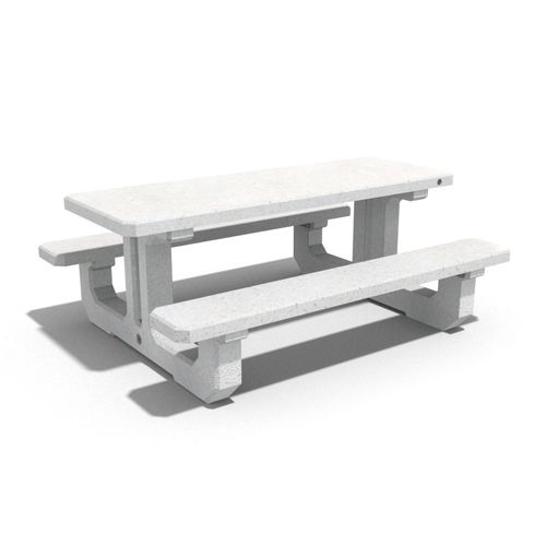 Tavolo da picnic contemporaneo - 222 - Encho Enchev - ETE - in calcestruzzo ad alte prestazioni / in cemento armato / in calcestruzzo fibrorinfrozato