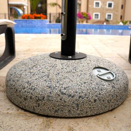 Base per ombrellone in acciaio galvanizzato - 29 - Encho Enchev - ETE - in acciaio con rivestimento a polvere / in calcestruzzo ad alte prestazioni / in calcestruzzo fibrorinfrozato