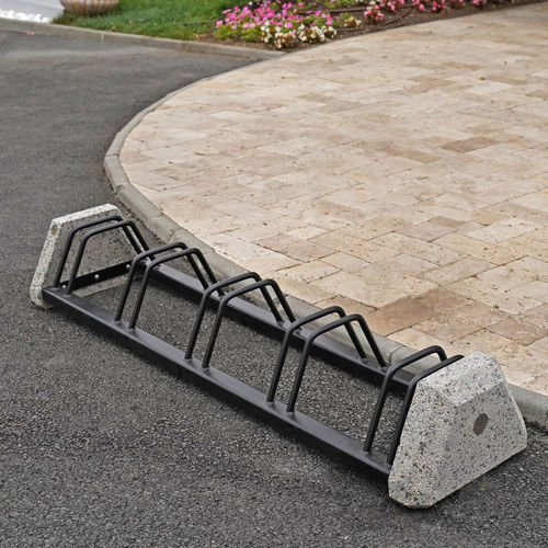 Rastrelliera per biciclette a pavimento - 167 - Encho Enchev - ETE - con sistema di sicurezza / design originale / orizzontale