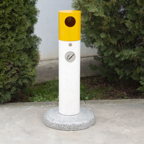 Portacenere in acciaio galvanizzato - 253 - Encho Enchev - ETE - in acciaio con rivestimento a polvere / in calcestruzzo fibrorinfrozato / in calcestruzzo ad alte prestazioni