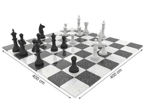 Tavolo da scacchi per esterni - 162 - Encho Enchev - ETE - contemporaneo / per parco giochi / per spazio pubblico