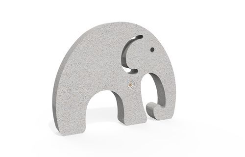 Dissuasore di sosta - ELEPHANT - Encho Enchev - ETE - per pedoni / decorativa / fissa