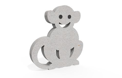 Dissuasore di sosta - MONKEY 474 - Encho Enchev - ETE - decorativa / armata / in cemento armato