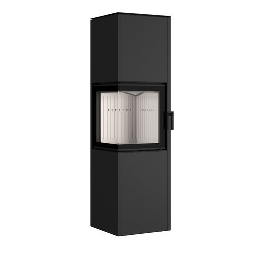 Stufa a legna - Pixel XXL - desayo - 7 kW / a pavimento / ad angolo