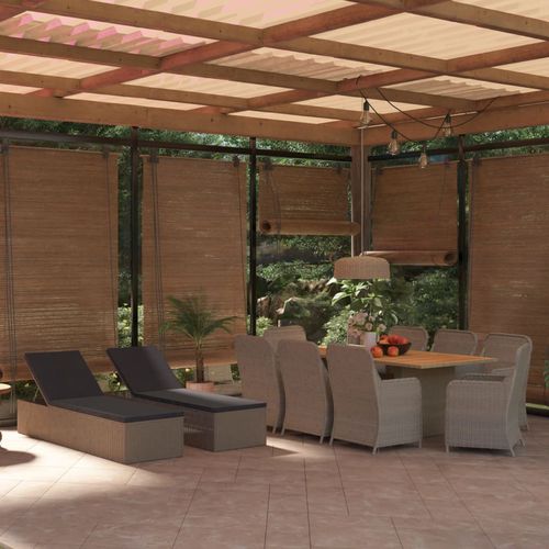 Set tavolo e sedia contemporaneo - vidaXL 11-tlg : 3059472 - desayo - da giardino / per terrazza / in acacia