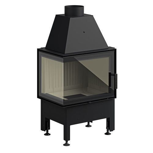 Inserto per camini ad angolo - Smart 2LXT / 2PXT - desayo - a legna / in acciaio / contemporaneo