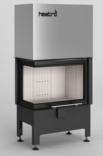 Inserto per camini a doppia faccia - Heatro 55LH 9KW - desayo - a legna / in acciaio / contemporaneo