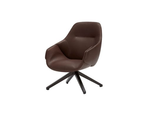 Poltrona contemporanea - ANITA - SP01 design - in pelle / in tessuto / in frassino