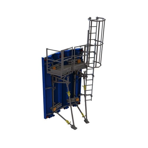 Cassaforma modulare - METACINTRE PR - Jean Four Eurobress - circolare / in acciaio / per muro