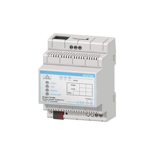 Modulo di interfaccia gateway - EK-BH1-TP-485 - ekinex® - su guida DIN / KNX / RS485